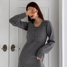 뜨개진 여성용 레이온 쫀쫀 라운드 크롭 샤올라 가디건