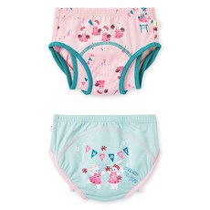 Chummy Chummy 嬰兒格鬥兔棉質如廁訓練內褲帶翼 2件套, 種類, 1組