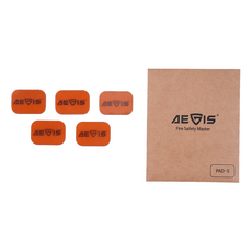 Elephantap AEGIS PAD-S 防火黏貼式貼片 5入, 1個, 棕色