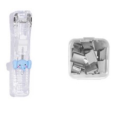 Morning Seller 透明推夾 大象 + 補充夾 50入 組, 1套