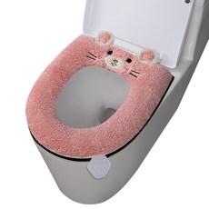 UNHEVE 倉鼠馬桶坐墊, 粉紅色, 1個