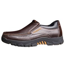 모피어스 남성용 TAMINA 가죽 끈없는 로퍼 BKCA8825