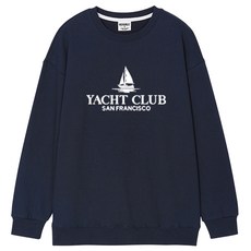 오티디 프리미엄 쮸리 오버핏 요트클럽 맨투맨 OT18009