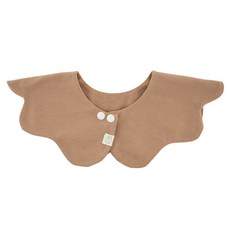 agazzang 招牌捲式圍兜, 1個, 駝棕色, 1入