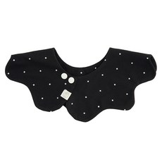 agazzang 招牌捲式圍兜, 1個, 黑色方格, 1入