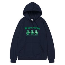 OTD 高級毛圈布寬鬆版型威斯康辛連帽T恤 OT19009