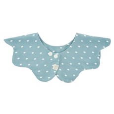 agazzang 招牌捲式圍兜, 1個, 雲朵, 1入