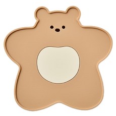 BUTTERSHOP Shop Happpy Day奶油熊PVC杯墊, 1個, 混色