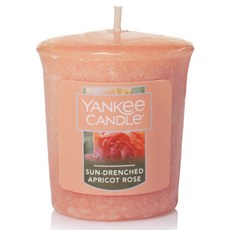 양키캔들 보티브 미니 향초, 썬드렌치드애프리콧로즈, 49g, 1개