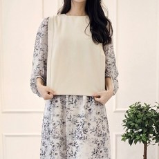 비비에모 여성용 라운드넥 사이드오픈 민소매 나시 06173