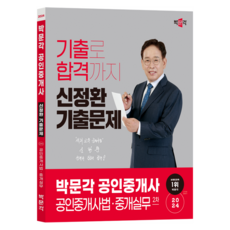 Bangmungakkkonginjunggaesa 2024 公認仲介士 申正煥 歷屆試題 第2次 公認仲介士法 仲介實務, 朴文閣