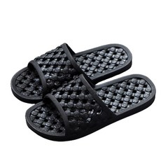 언헤브 퐁퐁 스마일 욕실화, 블랙, 1개