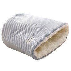 PETSMON 貓咪舒適超細纖維躲藏屋, 藍色