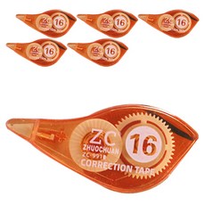 YOUNG ART Easy Clean修正帶, 橘色, 6個