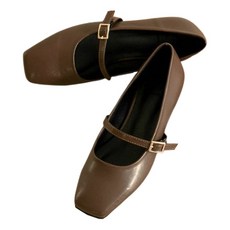 PINKELEPHANT Wendy 瑪莉珍鞋 2cm, 235, 巧克力棕