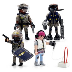Playmobil 摩比人 警察特攻隊公仔套組 71146, 1個