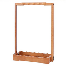 Toppia 收納式書法毛筆架 原木筆掛 淺色原木 36 x 26 x 11 cm, 1個