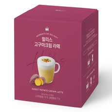 HOLLYS 地瓜奶油拿鐵沖泡包, 18g, 20條, 1盒