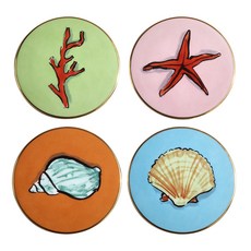 Ginori1735Italia IL VIAGGIO DI NETTUNO 杯墊4件組, 混合色, 1套