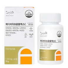 MEDIPOST Medivita B群維他命C錠 75g, 60顆, 1個