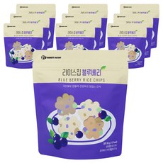 花朵造型米餅 藍莓口味, 30g, 10包