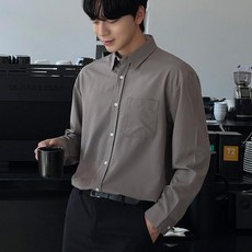 조군샵 남성용 사계절 링클프리 베이직 셔츠 SH3388