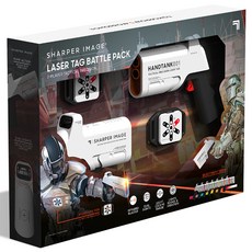 sharperimage 雷射手坦克戰鬥包雙槍玩具槍, 混色