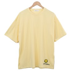 라라온 여성용 해피 스마일 반팔 티셔츠 TSP083