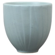 달소금 국산 도자기 하프 술잔, 민트, 1개