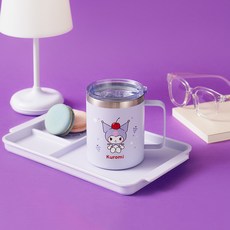 DAYNEEDS 三麗鷗角色 櫻桃可樂 不鏽鋼馬克杯 375ml, 1個, 酷洛米