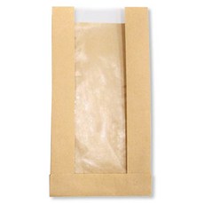 Cheonwoon 套餐透明開窗信封L, 100個, 牛皮紙