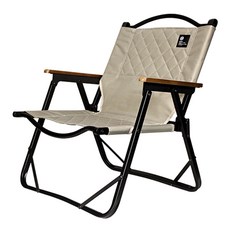 NOMADE 露營用絎縫平板椅 S N-839, 1個, 棕褐色(N-8394)