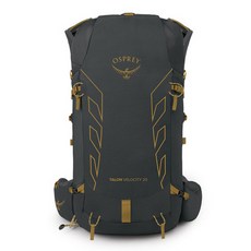 OSPREY 男款 Talon Velocity 20 登山背包 不含防雨罩, Dark Charcoal + Tumbleweed