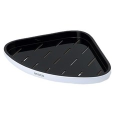 언헤브 트라이앵글 욕실 선반, 01 블랙, 1개