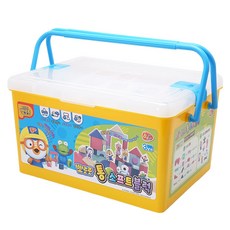 韓國 B&C Pororo 兒童桶裝軟積木 47p, 混合色