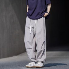 男款 DM 休閒降落傘抽繩褲