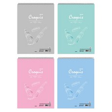 펜피아 5000 크로키북 랜덤발송, A4, 4개