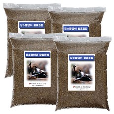 벅스킹덤 장수풍뎅이 발효톱밥 2L, 4개