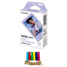 instax 拍立得 mini底片 薰衣紫 10張, 1盒, Soft Lavender