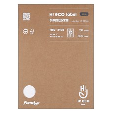 Formtec Hi-Eco 條碼用標籤紙 HEQ-3102, 40格, 20個