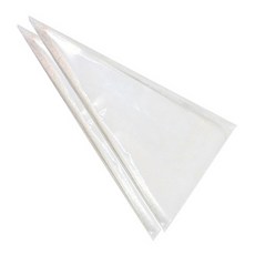 Bestom三角塑膠擠花袋 21.5cm 100入, 透明, 2個, 單品