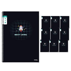 ibis 小學纖薄讀書心得本 窄行筆記本 SP 12610, 太空船, 10個