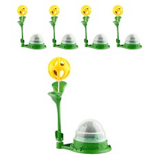 LOWID 貓咪 2合1 滾動貓薄荷糖玩具, 混色, 5個