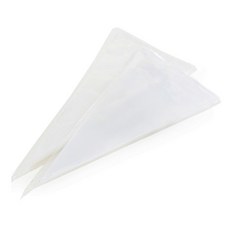 Bestom 三角塑膠擠花袋 25 x 48 cm 100入, 透明, 2個, 單品