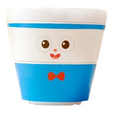 DAYNEEDS 麵包理髮師 單人餐具3件組, 牛奶, 1套, 分隔餐盤 + 大碗 + 飯碗