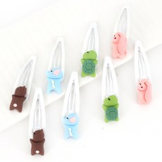 아랑로랑 여아용 꿈꾸는친구들 헤어 똑딱핀 4종 x 2p 세트