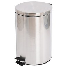 크린메이트 스텐 페달 휴지통 8L, 혼합색상