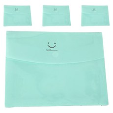 Allode 微笑文件收納盒, TYPE 01 綠色, 4個