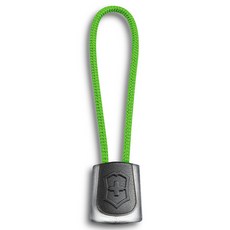 VICTORINOX 瑞士維氏 瑞士軍刀專用掛繩 小型繩帶, 綠色 黑色, 1個