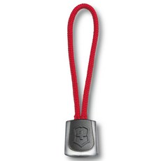 VICTORINOX 瑞士維氏 瑞士軍刀專用掛繩 小型繫繩 多功能工具, 紅黑色, 1個